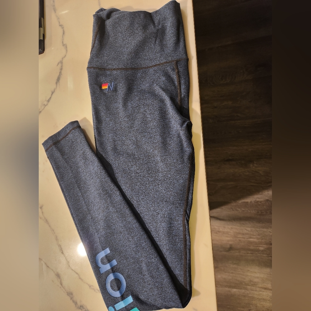 Aviator Nation Leggings NEW - Small Navy